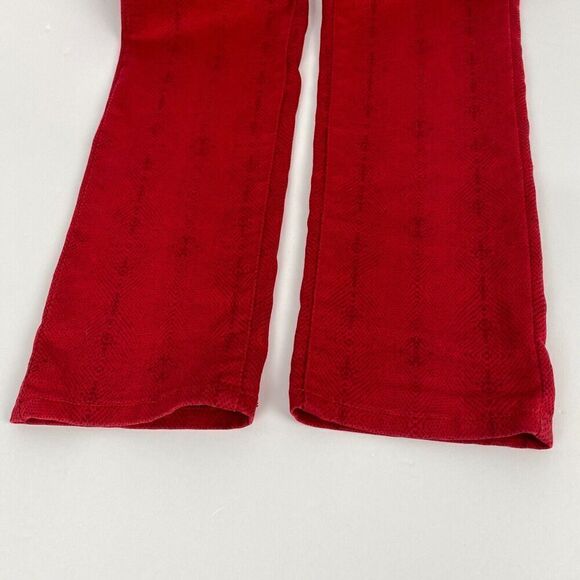 Lexi Jeans Womens Size 6 Straight Leg Red Stretch Cotton Blend Comfort Used - Picture 15 of 16